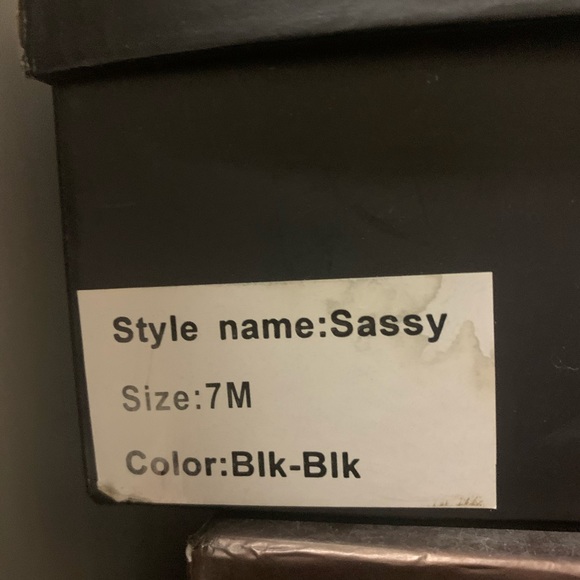 Black platform high heel - Picture 5 of 6